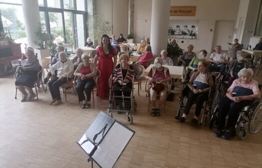 Belcanto a opera v SeniorCentru Klamovka