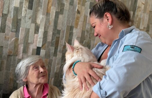 Animoterapie Therapy4u v SeniorCentru Klamovka